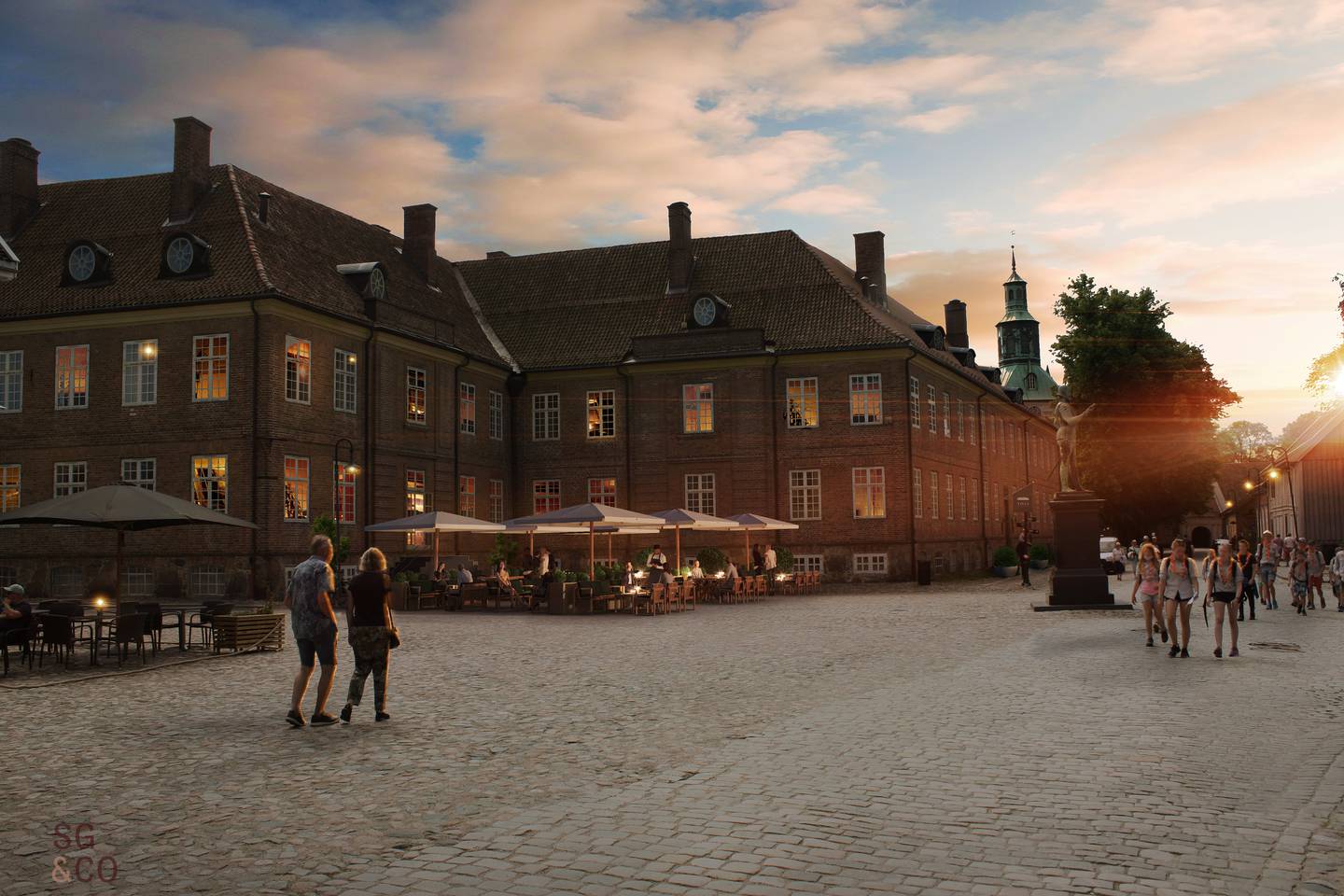 Fredriksborg ønsker å sette inn en dør og åpne bygningen ut mot torvet i Gamlebyen.