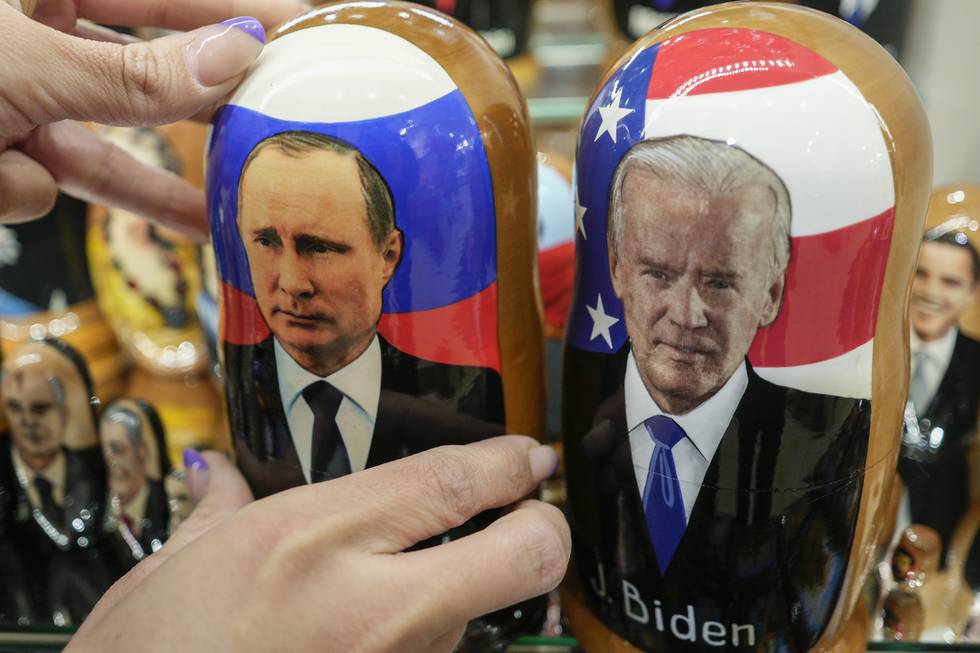 Dagen før samtalene mellom presidentene Putin og Biden, sier Kreml at de ikke forventer noen store gjennombrudd.
Foto: Pavel Golovkin / AP Photo / NTB