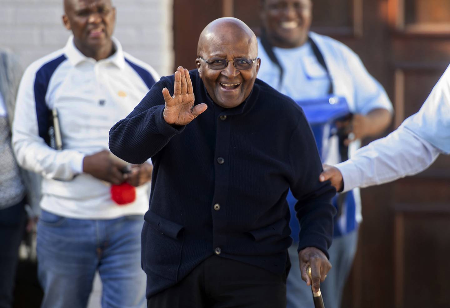 Tutu feirer 90-årsdagen sin torsdag i Cape Town. Fredsprisvinneren trakk seg tilbake fra offentligheten i 2010. Arkivfoto: AP / NTB 