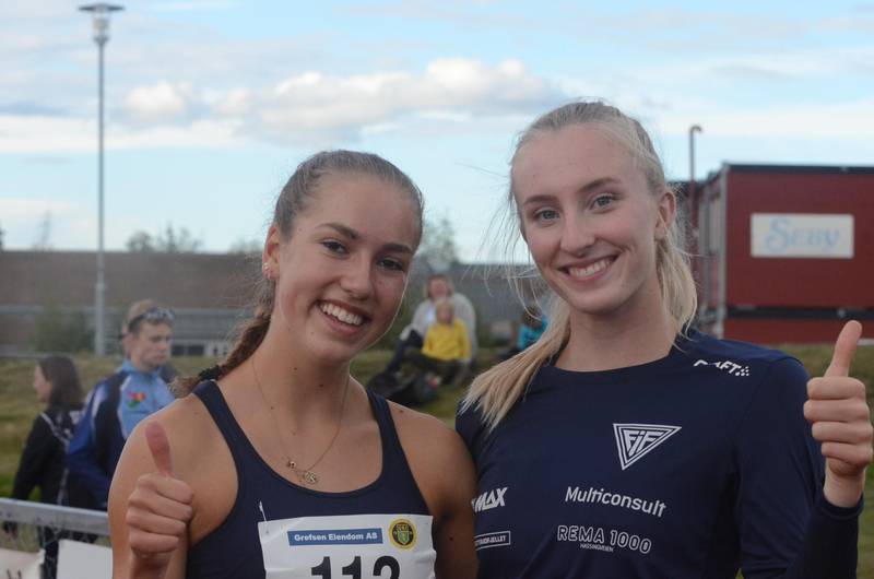 – En nesten perfekt dag, oppsummerte gulljentene og venninnene, Emma Skibstad Bakkevik (16) og Ida Andrea Breigan (16).