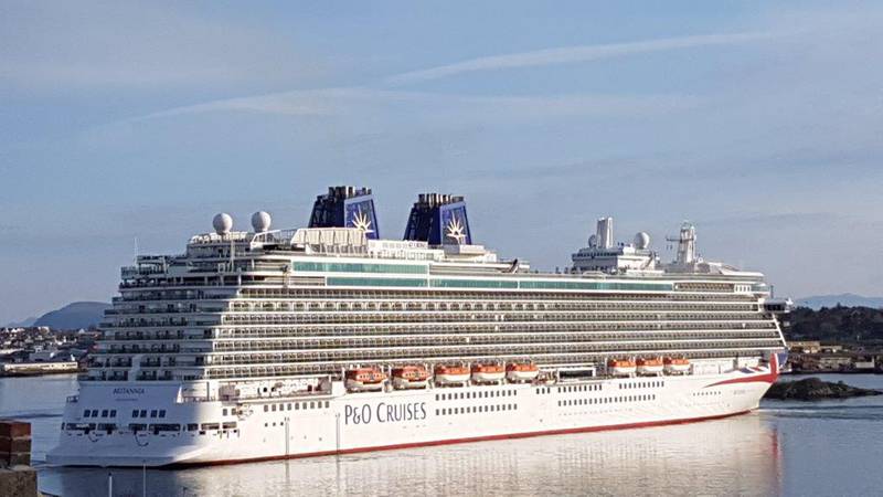 «Britannia» dro fra Southampton søndag. Tirsdag morgen ankommer hun Stavanger.