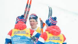 Klæbo fikset norsk stafettgull – marerittstart ble til gullfest i VM