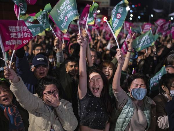 Valgvinner på Taiwan: Folket har stått imot press fra eksterne aktører