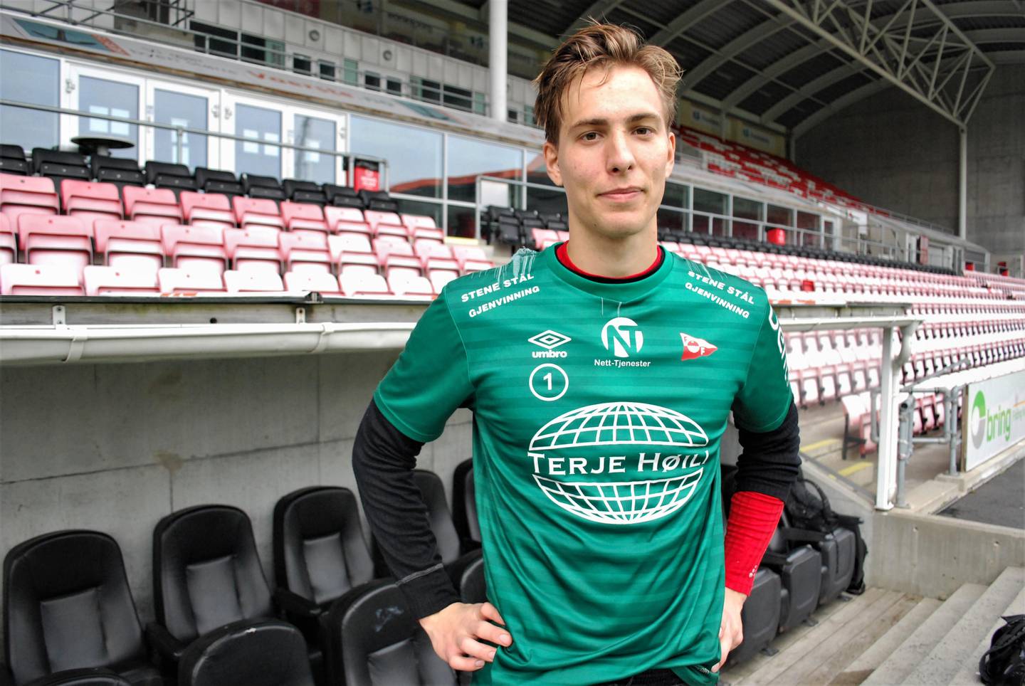 Fredrikstad FKs førestekeeper, Håvar G. Jenssen.
