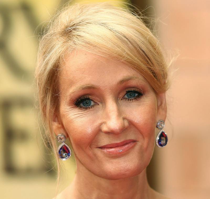 Forfatter J.K. Rowling på teaterpremieren på West End i London.