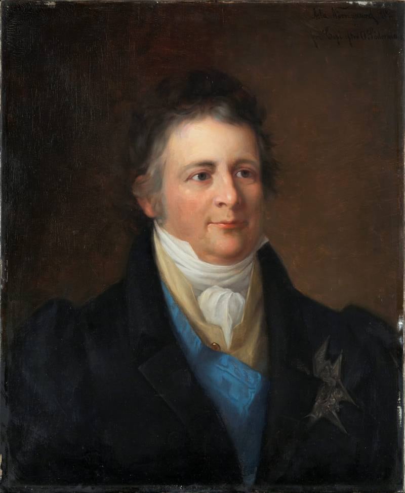 Grev Herman Wedel Jarlsberg (1779–1840). Maleri av Asta Nørregaard. FOTO: OSLO MUSEUM