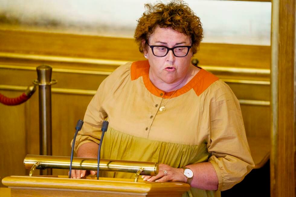 KrF-leder Olaug Bollestad varsler at hun vil ta avgjørelsen i Forsand-saken til Stortinget. Foto: Stian Lysberg Solum / NTB