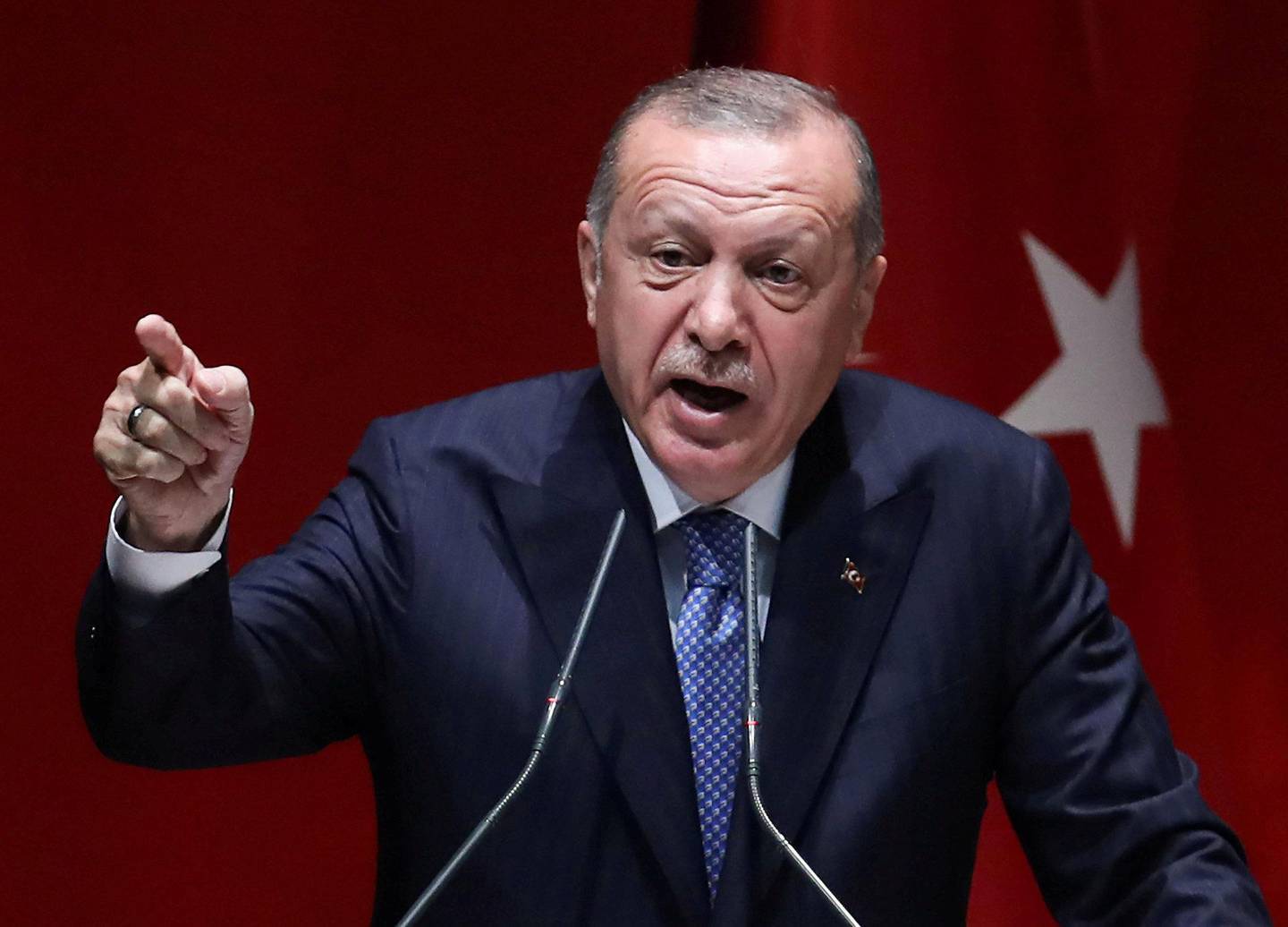 TAPTE: President Recep Tayyip Erdogans parti tapte valget i Istanbul. FOTO: NTB SCANPIX