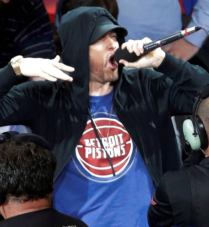 Eminem er sinna på sin nye plate. 					 	 FOTO: NTB SCANPIX