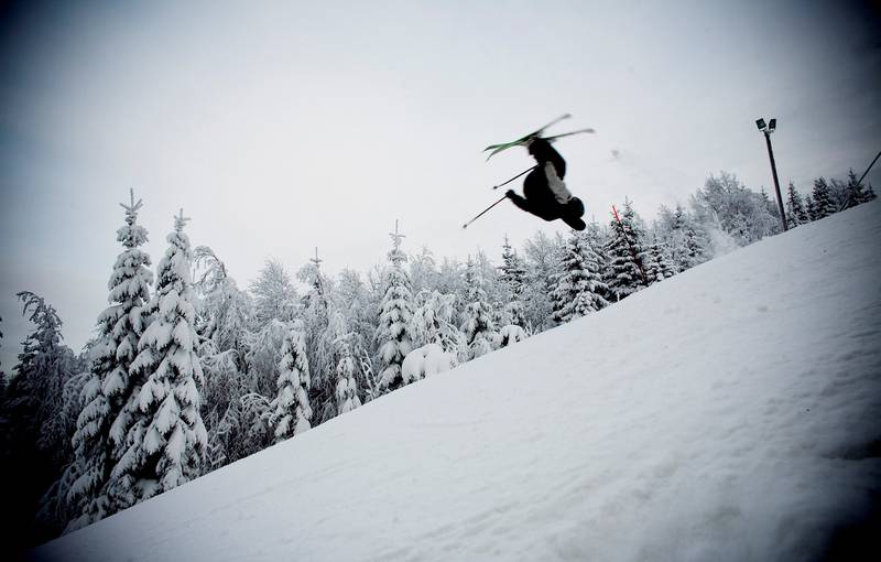 Tryvann: Snowboard eller slalåm? Ditt valg. Så lenge det er snø, da.