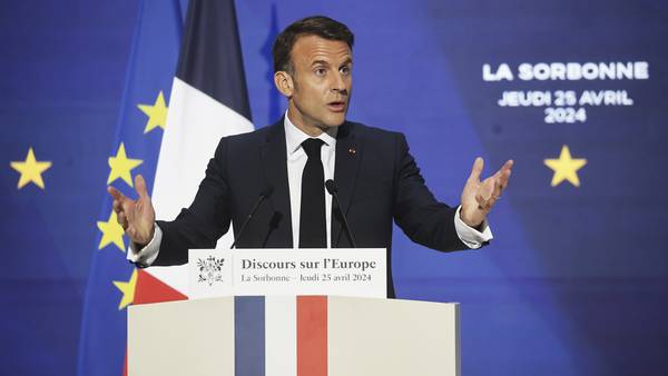 Macron: Det er fare for at Europa dør
