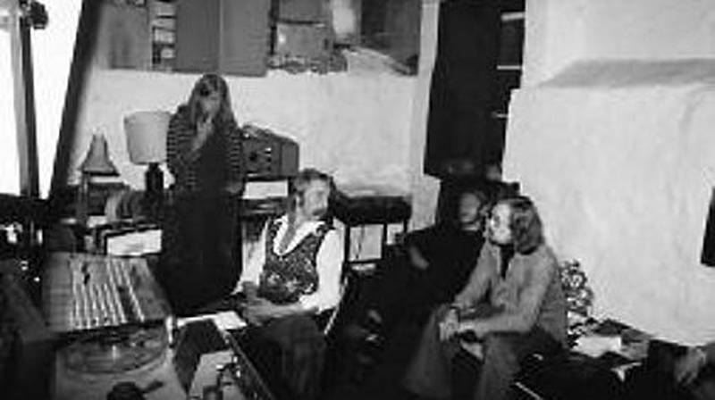 Moose Loose i studio under arbeidet med det omdiskuterte albumet «Elgen er løs». FOTO: PETTER THORSRUD