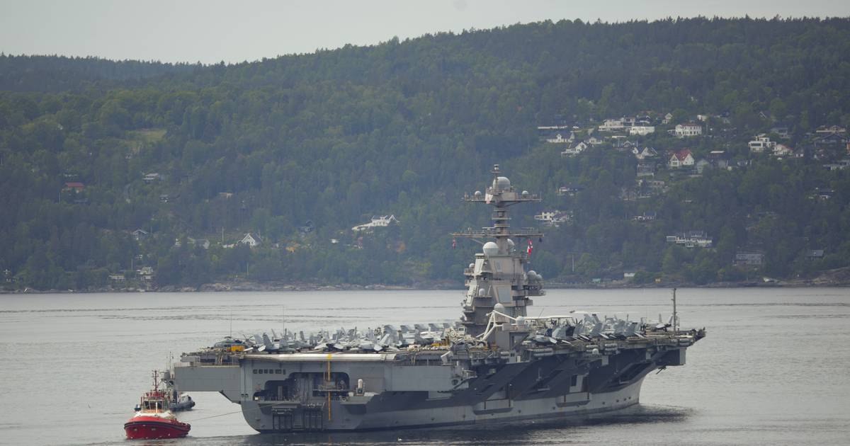 The world’s largest aircraft carrier USS Gerald R. Ford leaves Oslo – Dagsavisen