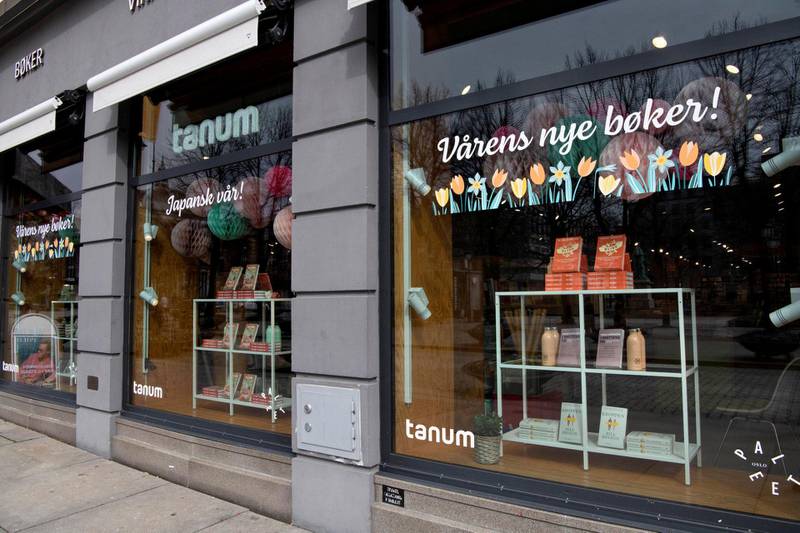 Nedgang i boksalget for landets bokhandlere. Her Tanum Karl Johan, flaggskip-butikken som fortsatt eies av forlaget Cappelen Damm.