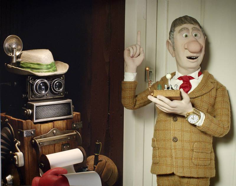 Journalistroboten er et komisk innslag i filmen «Solan og Ludvig – Jul i Flåklypa». FOTO: MAIPO FILM