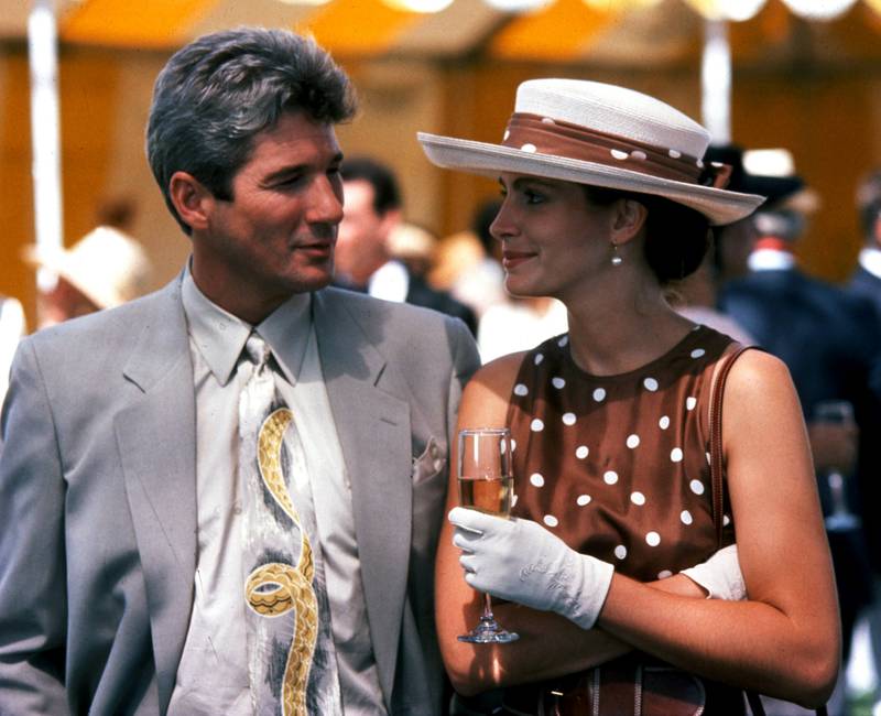 Richard Gere og Julia Roberts i filmen «Pretty Woman» 1990. FOTO: NTB SCANPIX