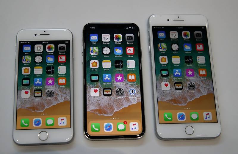 Apples nye iPhone 8, iPhone x og iPhone 8s