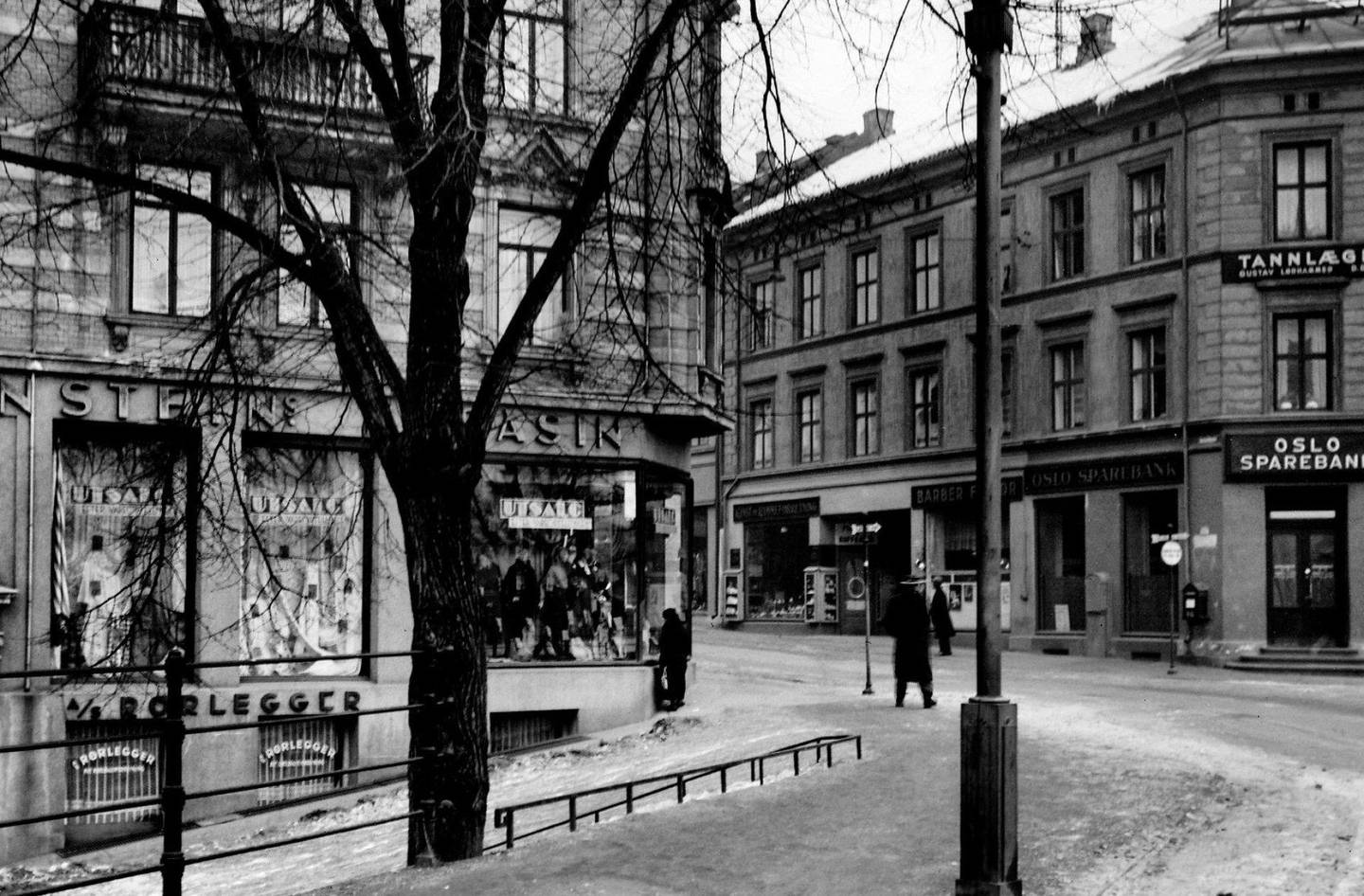 1936: Det jødiske varemagasinet «Bernsteins magasin» lå i det samme hjørnelokalet i Markveien 67. FOTO: OSLO MUSEUM