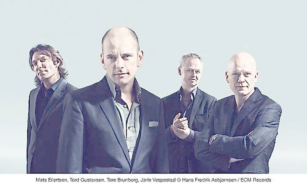 Kvartett av sjeldant merke, f.v. Mats Eilertsen, Tord Gustavsen, Tore Brunborg og Jarle Vespestad. FOTO: HANS FREDRIK ASBJØRNSEN/ECM