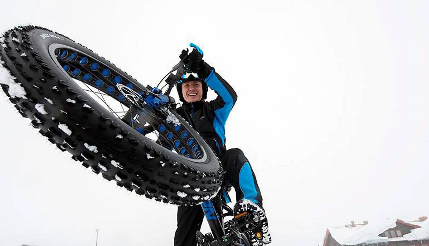 Bli med på en fet sykkeltur i snøen på Skeikampen eller Geilo. FOTO: SKEIKAMPEN RESORT