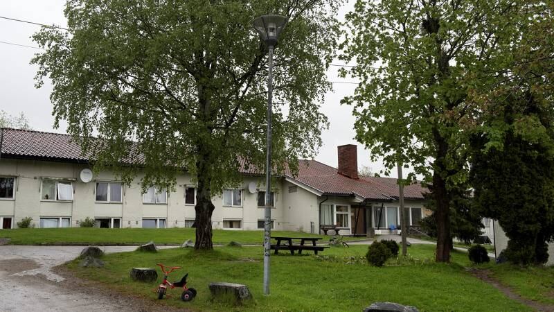 Flyktningemottaket i Hobøl kommune ligger midt i Elvestad-krysset. FOTO: MIMSY MØLLER