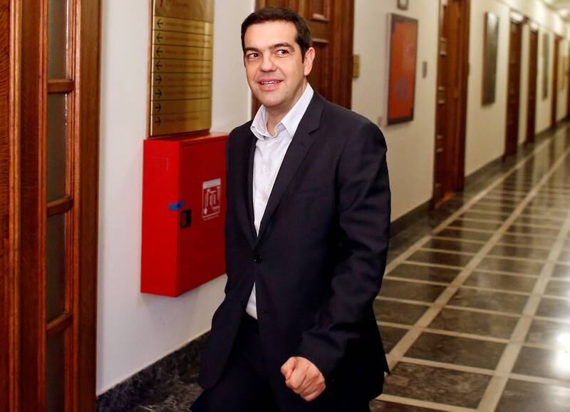 Statsminister Alexis Tsipras har vært gjennom en ilddåp som gresk statsminister. Nå venter nok en tøff jobb – denne gang på hjemmebane. FOTO: KOSTAS TSIRONIS/ NTB SCANPIX