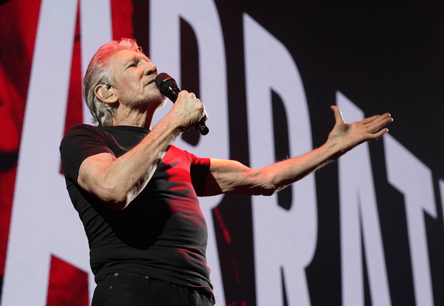 Roger Waters, her under en konsert i Los Angeles, 27. september 2022