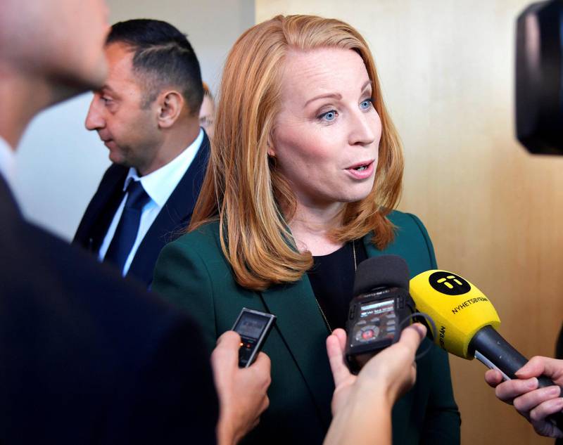 Nøkkelrolle: Centerpartiets partileder Annie Lööf kan være i ferd med å bytte fra høyre til venstresiden etter uttalelser i går.  FOTO: ANDERS WIKLUND/NTB SCANPIX