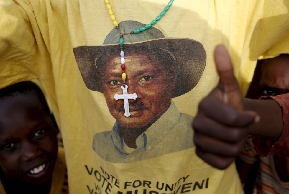 BIG: Yoweri Museveni ble nylig gjenvalgt som president i Uganda, for femte gang. 	Foto: Scanpix/Goran Tomasevic