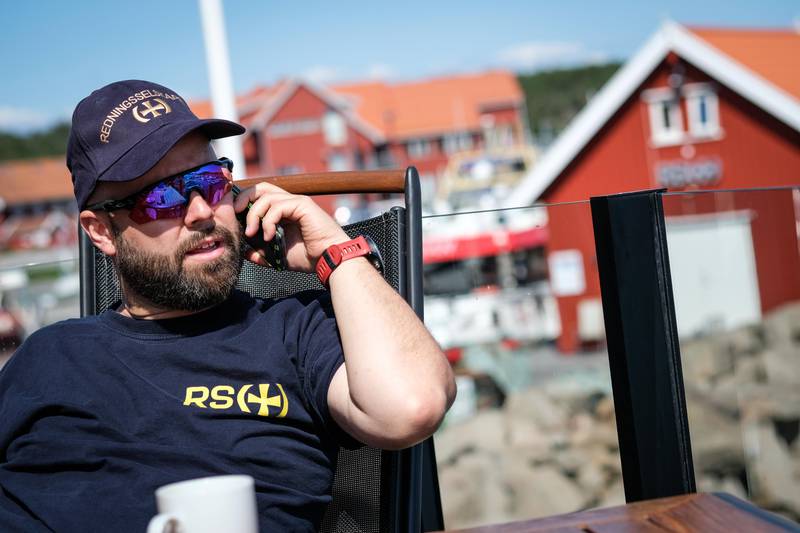 ERFAREN: Redningsteamet på Hvaler bistår også med teknisk assistanse per telefon.   FOTO: Axel Munthe-Kaas Hærland / 