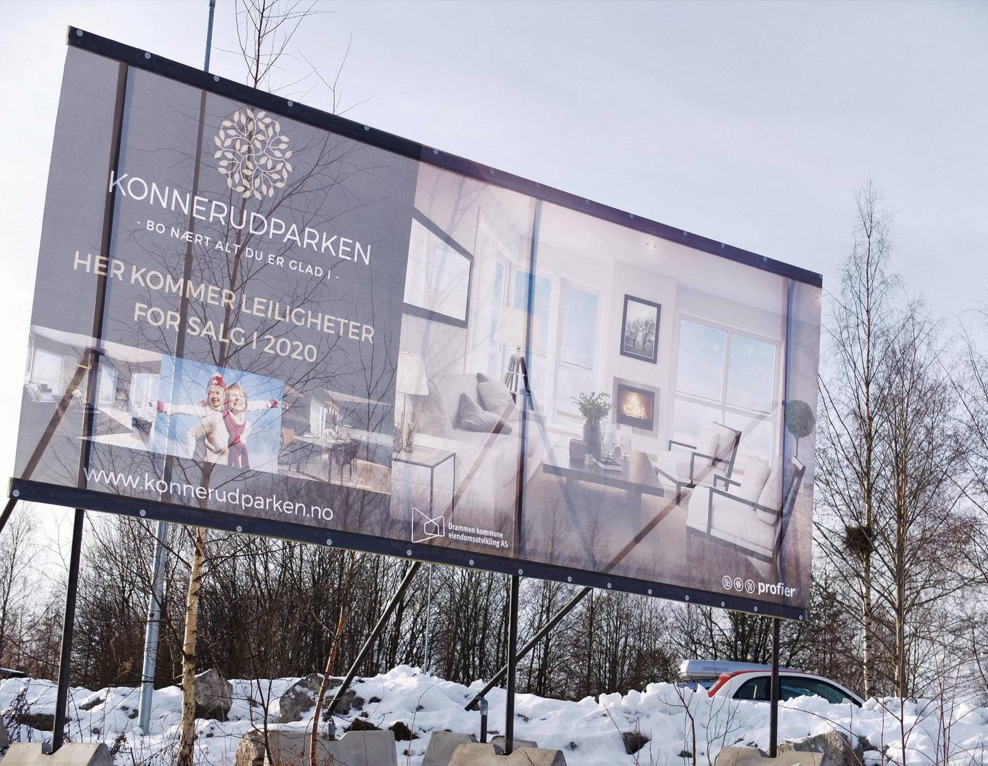 At leiligheter markedsføres allerede før godkjent reguleringsplan foreligger, provoserer de som fremdeles håper å påvirke den. Drammen kommunes eget eiendomsutviklingsselskap (DKEU) er deleier i komplekset det reklameres for.