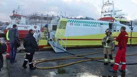 Brann i ambulansebåten