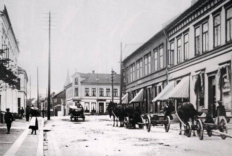 Glengs gate i Sarpsborg. 1902.