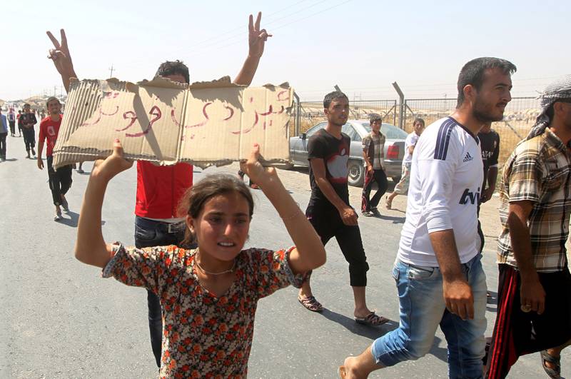 Yazidiene fikk verdens oppmerksomhet da mange ble fanget på et fjell fordi de flyktet fra IS i fjor. FOTO: NTB SCANPIX