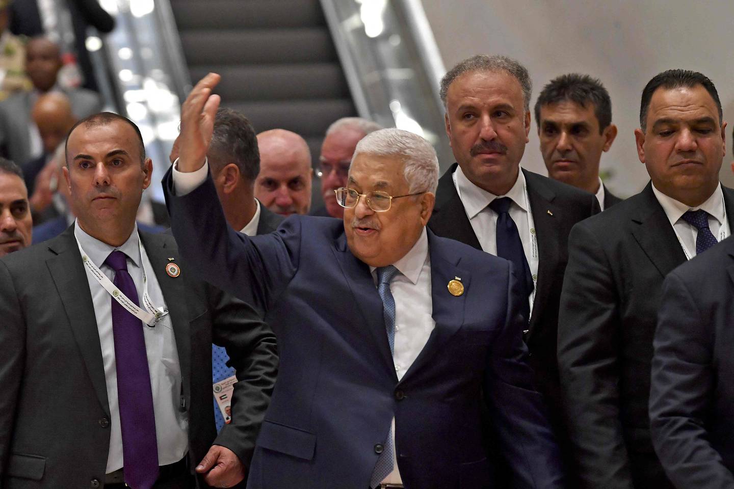 Palestinas president Mahmoud Abbas sitter på overtid etter at presidentperioden hans egentlig gikk ut i 2009.