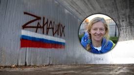 Prorussisk graffiti dukket opp flere steder i Moss