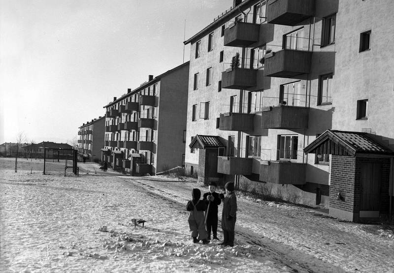 NORDRE ÅSEN 1954: Så vellykka var boligbyen på Nordre Åsen at den ble åsted for utstillinga «12 riktige» ved Oslos 900-årsjubileum.FOTO: ARBARK
