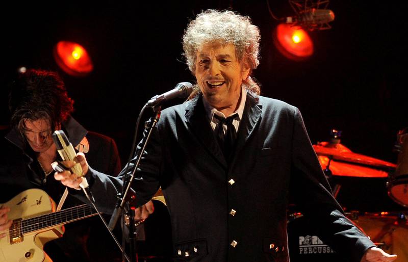 Bob Dylan spiller i Oslo Konserthus torsdag, fredag og lørdag. Bildet er fra 2012. Rocklegenden har fotoforbud på sine konserter. FOTO: CHRIS PIZZELLO/ NTB SCANPIX