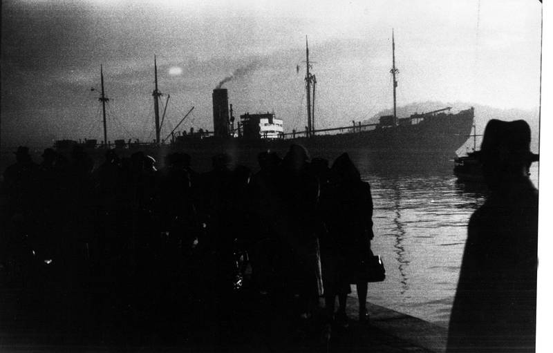 «Donau» ved kai i Oslo, 26. november 1942, dagen da mesteparten av de norske jødene ble deportert til dødsleirene.