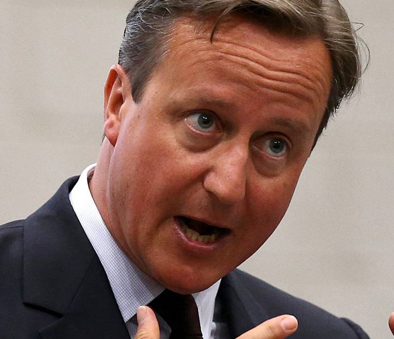 Storbritannias statsminister David Cameron. FOTO: NTB SCANPIX