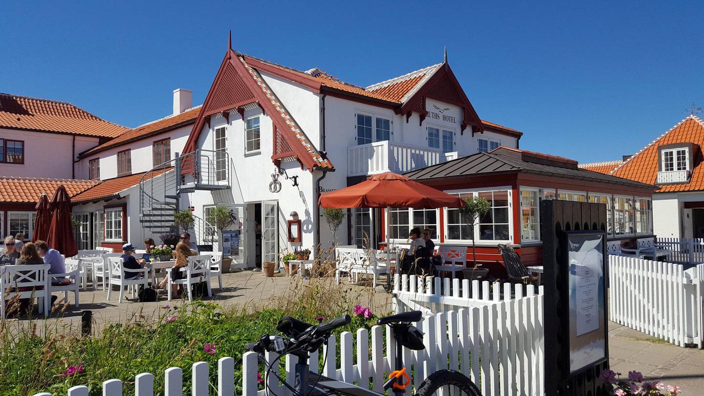 Ruths Hotel, fire kilometer fra Skagen, ansees som en av de store klassikerne blant danske badehoteller. Foto: Ruths Hotel /NTB scanpix