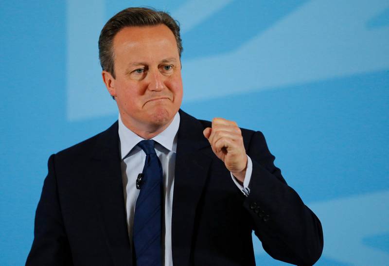 Statsminister David Cameron leder et sterkt splittet parti i EU-spørsmålet.