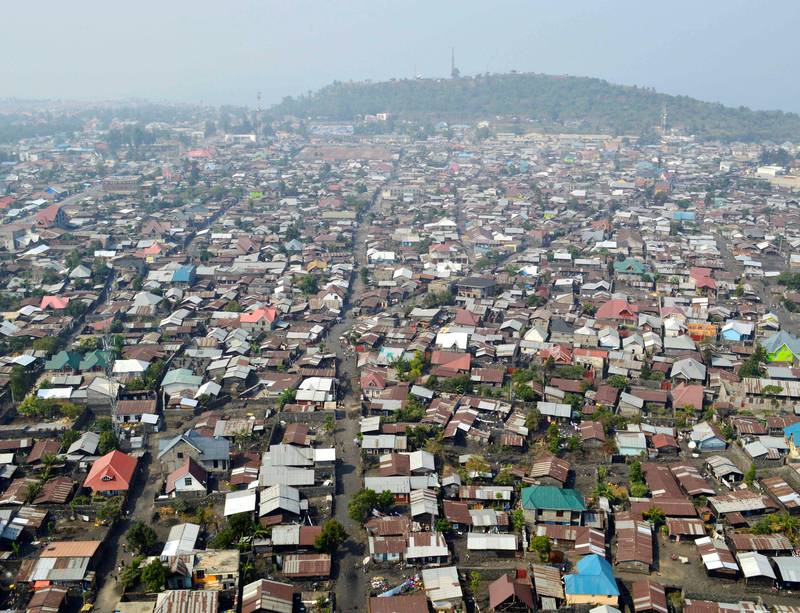 Den østlige provinsen Nord-Kivu er blitt særlig rammet av seksualisert vold. Her fra storbyen og provinshovedstaden Goma. FOTO: Fredrik Brogeland Laache