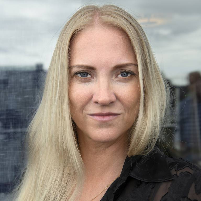 Lill Sverresdatter Larsen. Leder av Norsk Sykepleierforbund.