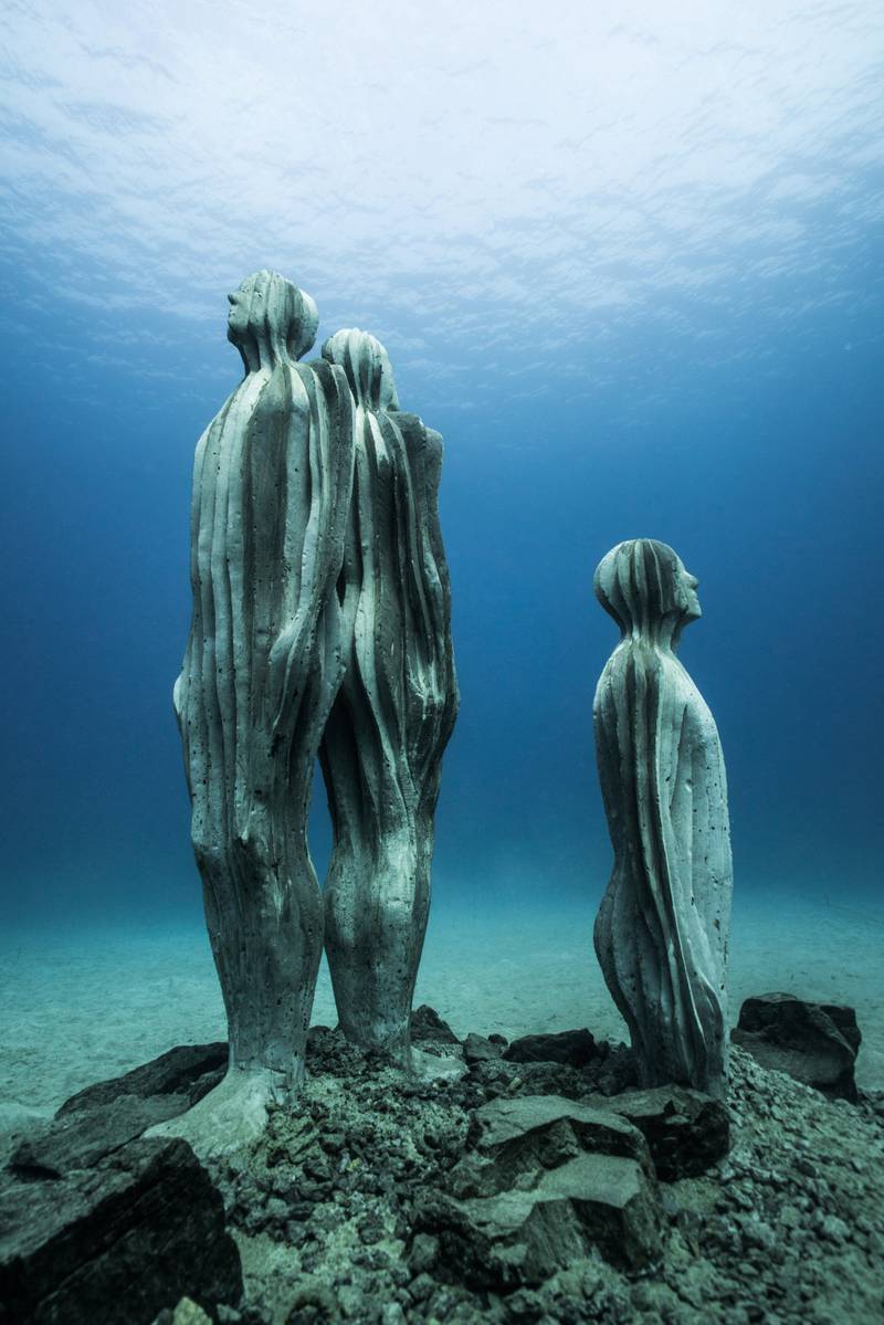 På kanariøya Lanzarote har kunstneren Jason deCaires Taylor skapt en mystisk verden under vann – Museo Atlantico. ALLE FOTO: JASON DECAIRES TAYLOR
