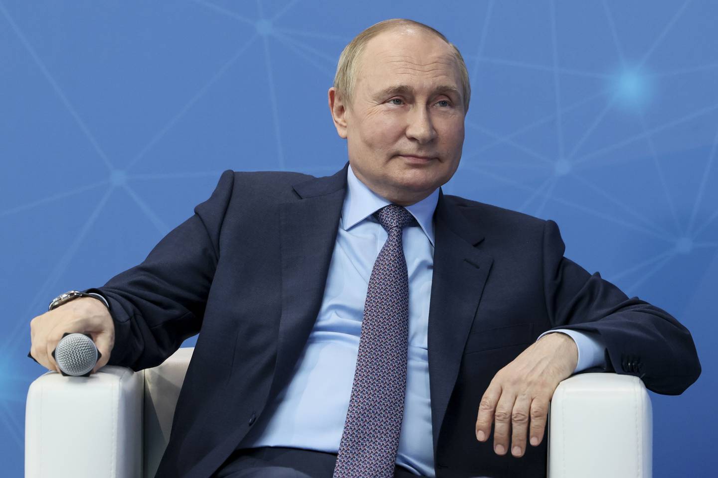 Russlands president, Vladimir Putin.
