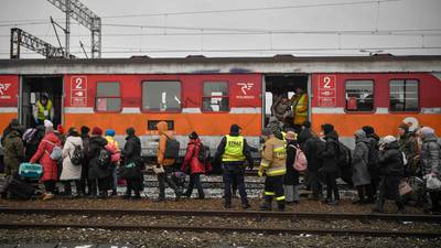 Jernbanen stiller opp for ukrainerne