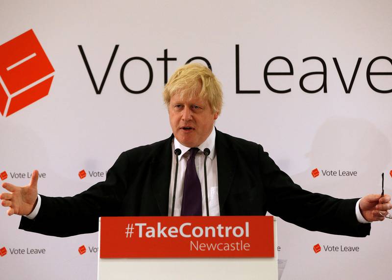 GÅR AV: Ordfører Boris Johnson går av etter åtte år, men er svært sentral i EU-kampen på Brexit-siden. FOTO: NTB SCANPIX