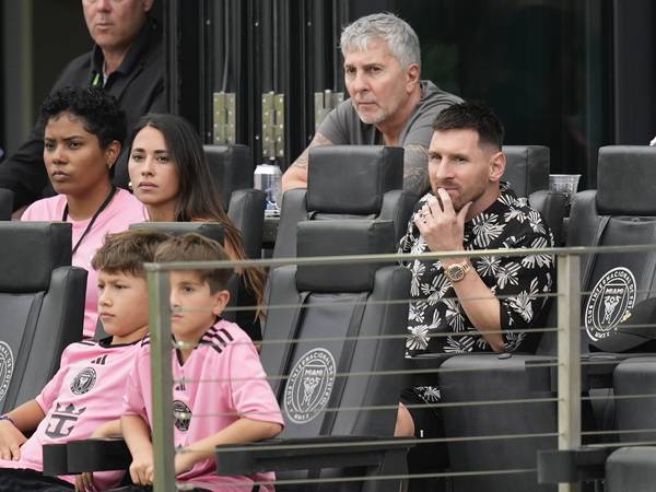 Miami-tap med skadet Messi på tribunen