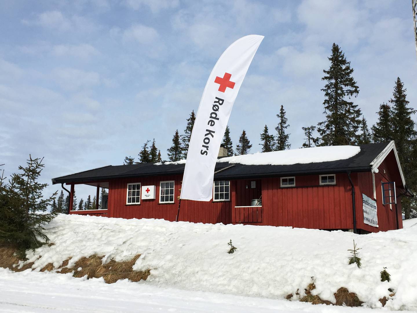 Røde Kors hytta på Haglebu i Buskerud.